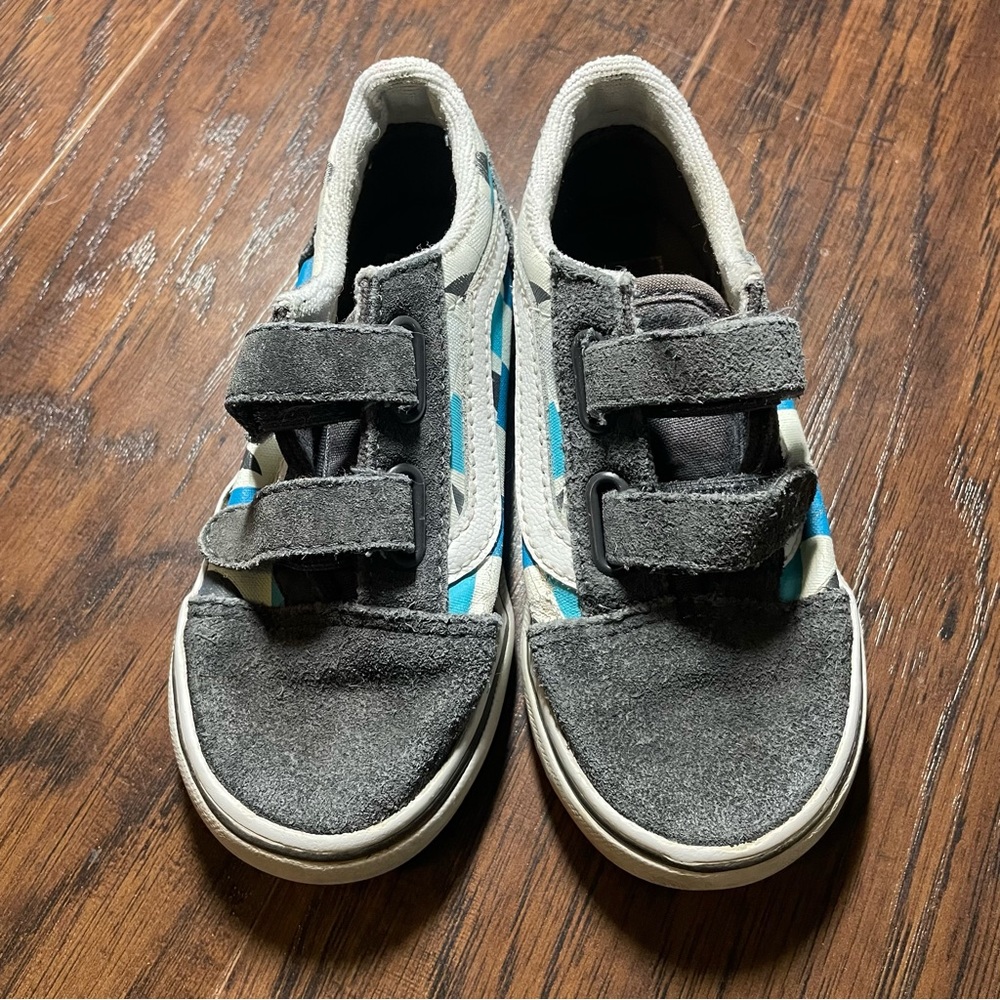 Vans Blue Checkered Sneakers